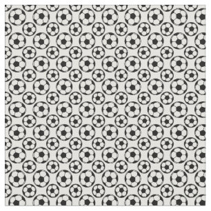 Soccer Ball Pattern CUSTOM BACKGROUND COLOR Fabric