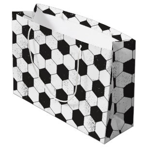 Soccer Ball Pattern Large Gift Bag