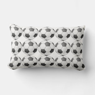 SOCCER BALL PATTERN LUMBAR CUSHION