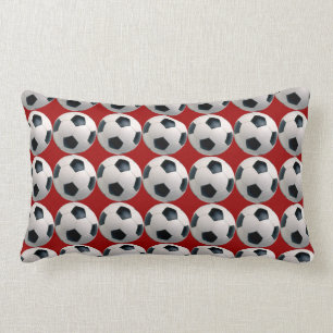 Soccer Ball Pattern Lumbar Cushion