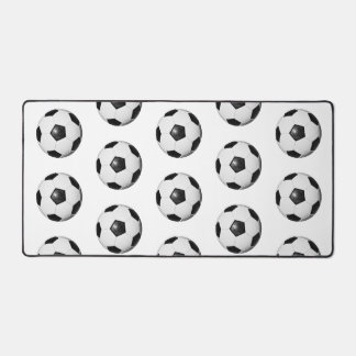 Soccer Ball Pattern Sports Team Theme Desk Mat