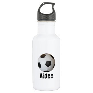 Soccer Ball Personalised 532 Ml Water Bottle
