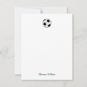 Soccer Ball Personalised Card