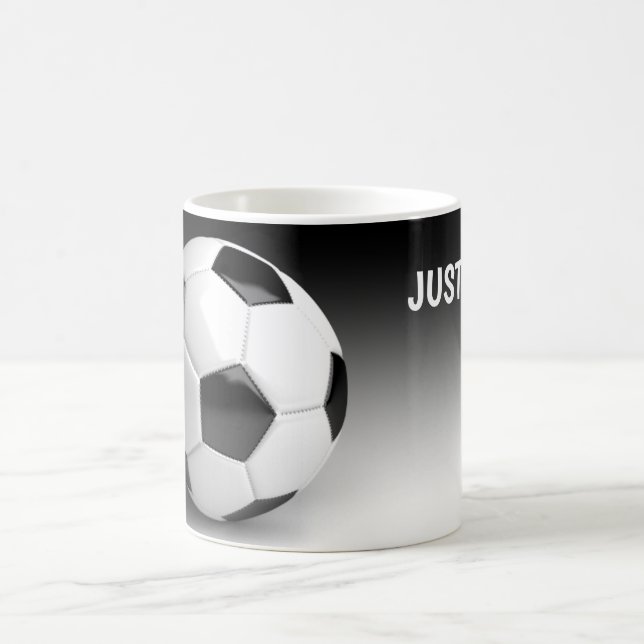 Soccer Ball Personalised Coffee Mug Cup (Center)