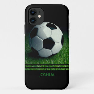 Soccer Ball Personalised Name   Football iPhone 11 Case
