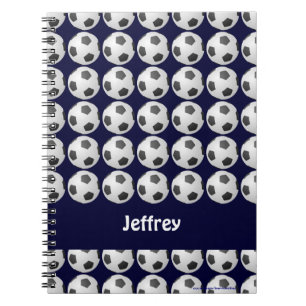 Soccer Ball Personalised Notebook