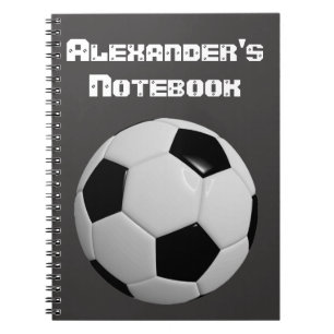 Soccer Ball Personalize Notebook