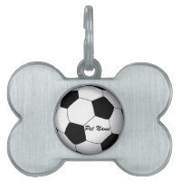 Soccer Ball Pet Name Template Pet Tag