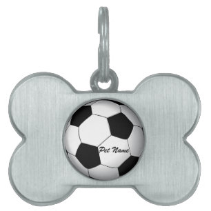 Soccer Ball Pet Name Template Pet Tag