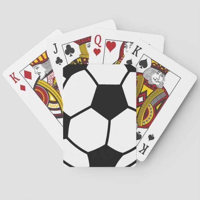 Soccer Ball Playing Cards (Back)