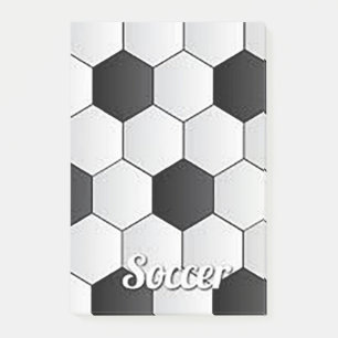 “Soccer Ball” Post-it Notes