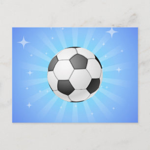 SOCCER BALL POSTCARD