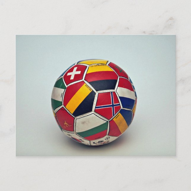 Soccer ball postcard (Front)