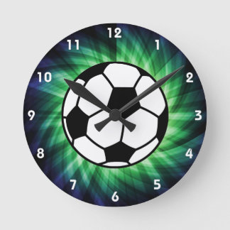 Soccer Ball Round Clock