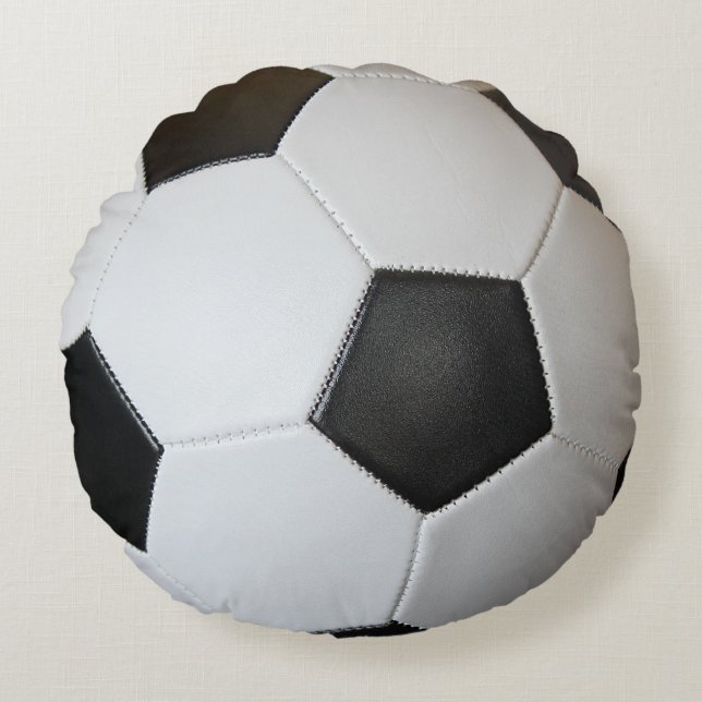Soccer Ball Round Cushion (Front)