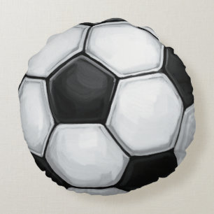 Soccer Ball Round Cushion