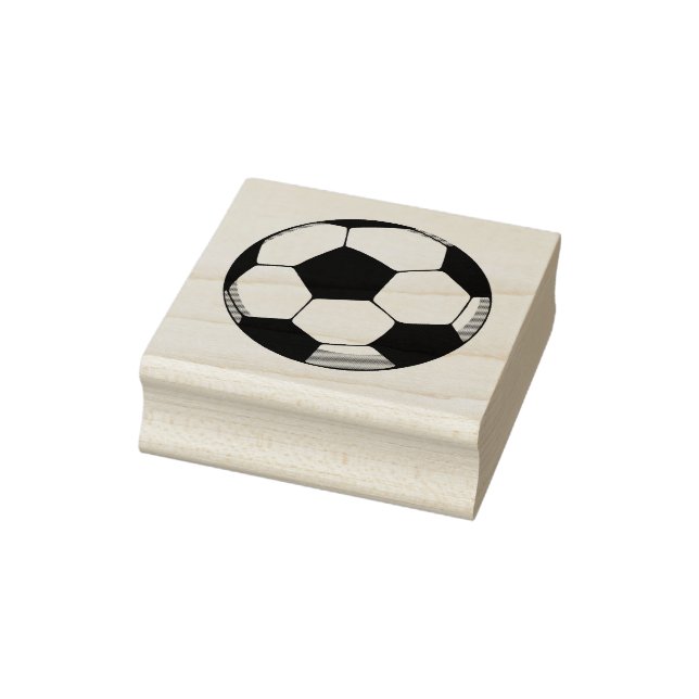 Soccer ball rubber stamp (Stamp)