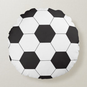 Soccer Ball Shaped Throw Pillows