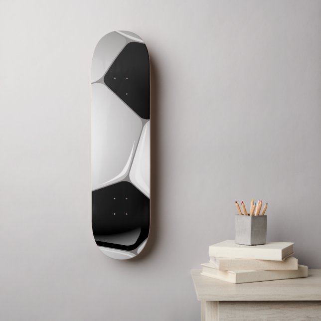 Soccer Ball Skateboard (Wall Art)