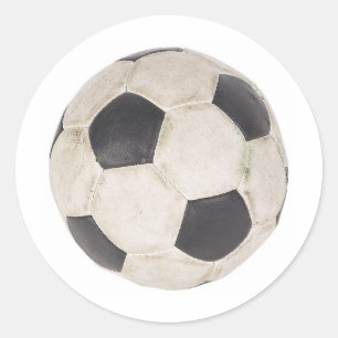 Soccer Ball Soccer Fan Football Footie Soccer Game Classic Round Sticker