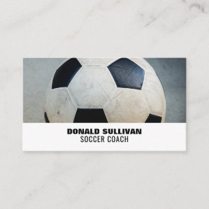 Soccer Ball, Soccer Player/Coach/Ref Business Card