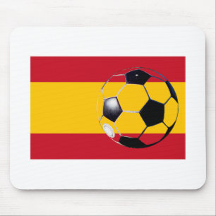 Soccer Ball Spain Flag2 The MUSEUM Zazzle Gifts Mouse Mat