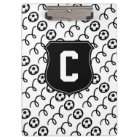 Soccer ball sport clipboard | Personalise monogram