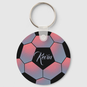 Soccer ball sport key ring