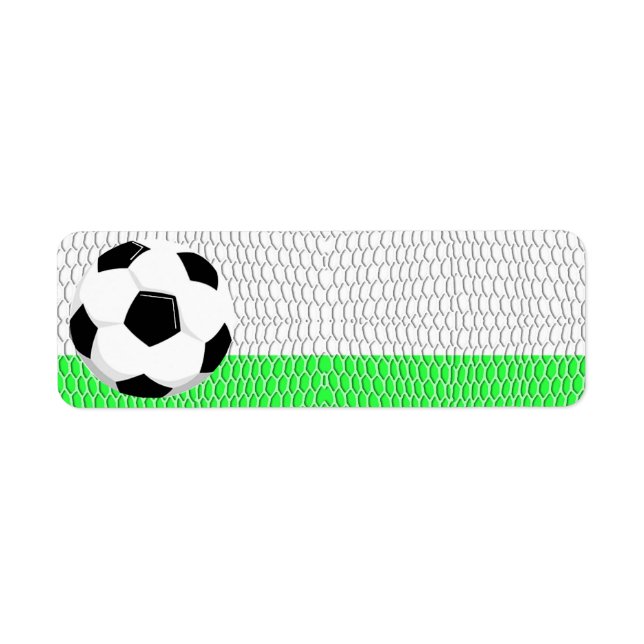 Soccer Ball Sport Label (Front)