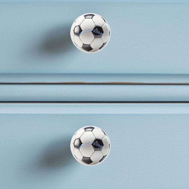 Soccer Ball Sports Fan Player  Ceramic Knob (Creator Uploaded)