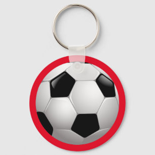 Soccer Ball Sports Key Ring