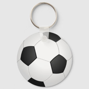 Soccer Ball Sports Pattern Key Ring