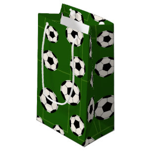 Soccer ball sports pattern party bag