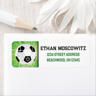 Soccer Ball, Star of David Bar Mitzvah