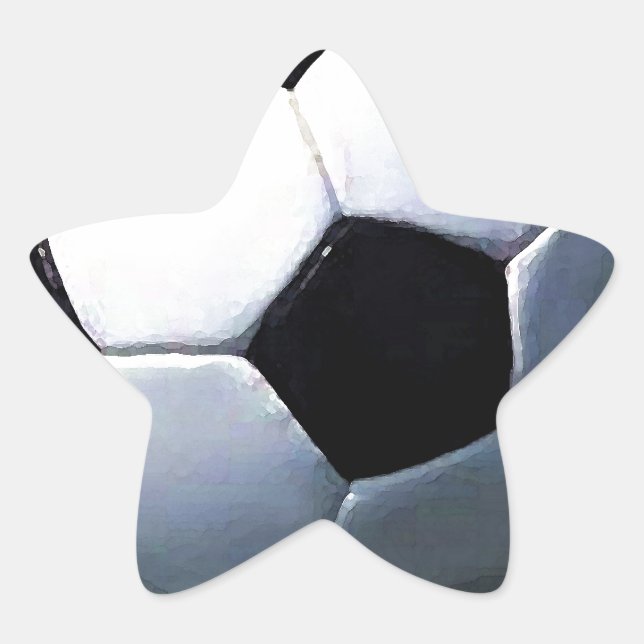 Soccer Ball Star Sticker (Front)