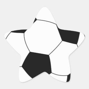 Soccer Ball Star Sticker
