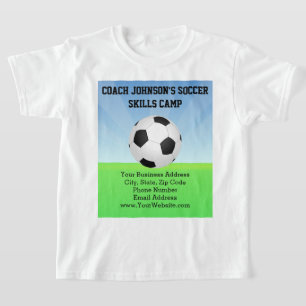 Soccer Ball Sunny Day Sports Camp T-Shirt