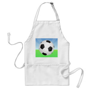Soccer Ball Sunny Day Standard Apron