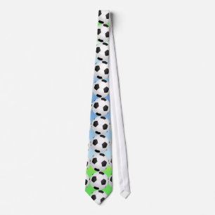 Soccer Ball Sunny Day Tie