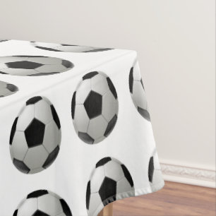 Soccer ball tablecloth