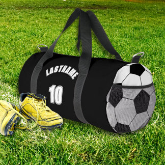 Soccer Ball - Team Name Custom Sports Duffle Bag