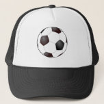 Soccer Ball Trucker Hat<br><div class="desc">Classic image of soccer ball.</div>