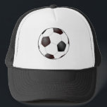 Soccer Ball Trucker Hat<br><div class="desc">Classic image of soccer ball.</div>