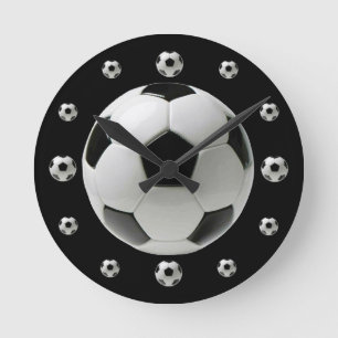 Soccer Ball Wall Clock