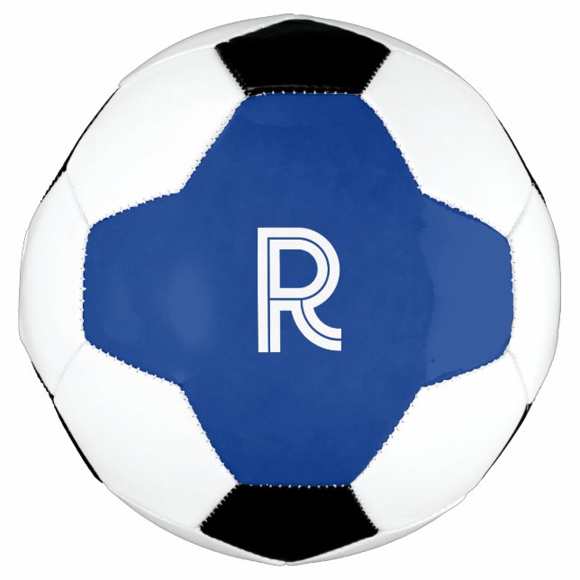 Soccer Ball With Blue (Front)