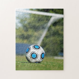Soccer Ball with Goal Jigsaw Puzzle