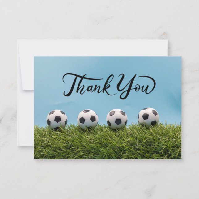 Soccer ball with word Thank you for Coach Fan (Front)
