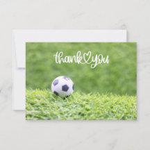 Soccer ball with word Thank you for Coach Fan