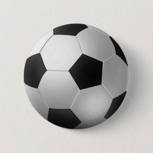Soccer BallS 6 Cm Round Badge