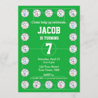 Soccer Balls and Soccer Field Birthday